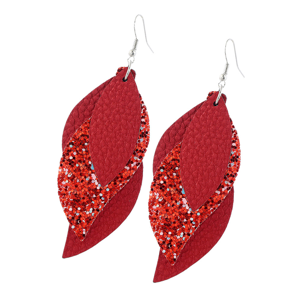 1Pair Creative Pattern Sequin  - đánh giá và giá Leatherwork Jewelry