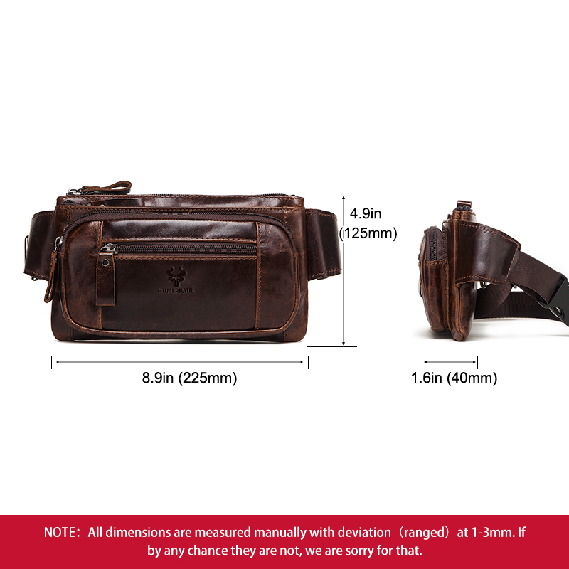 HUMERPAUL Men's Waist Fanny Pa - đánh giá và giá Leatherwork Fasteners