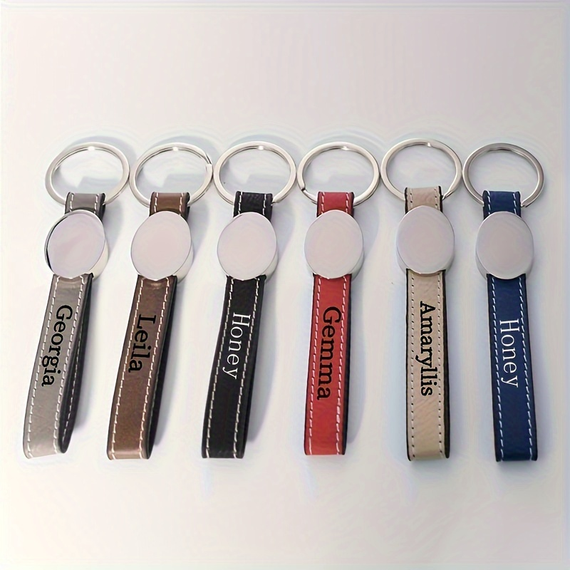 Personalised Name Keychain, Zi - đánh giá và giá Leatherwork Keychain